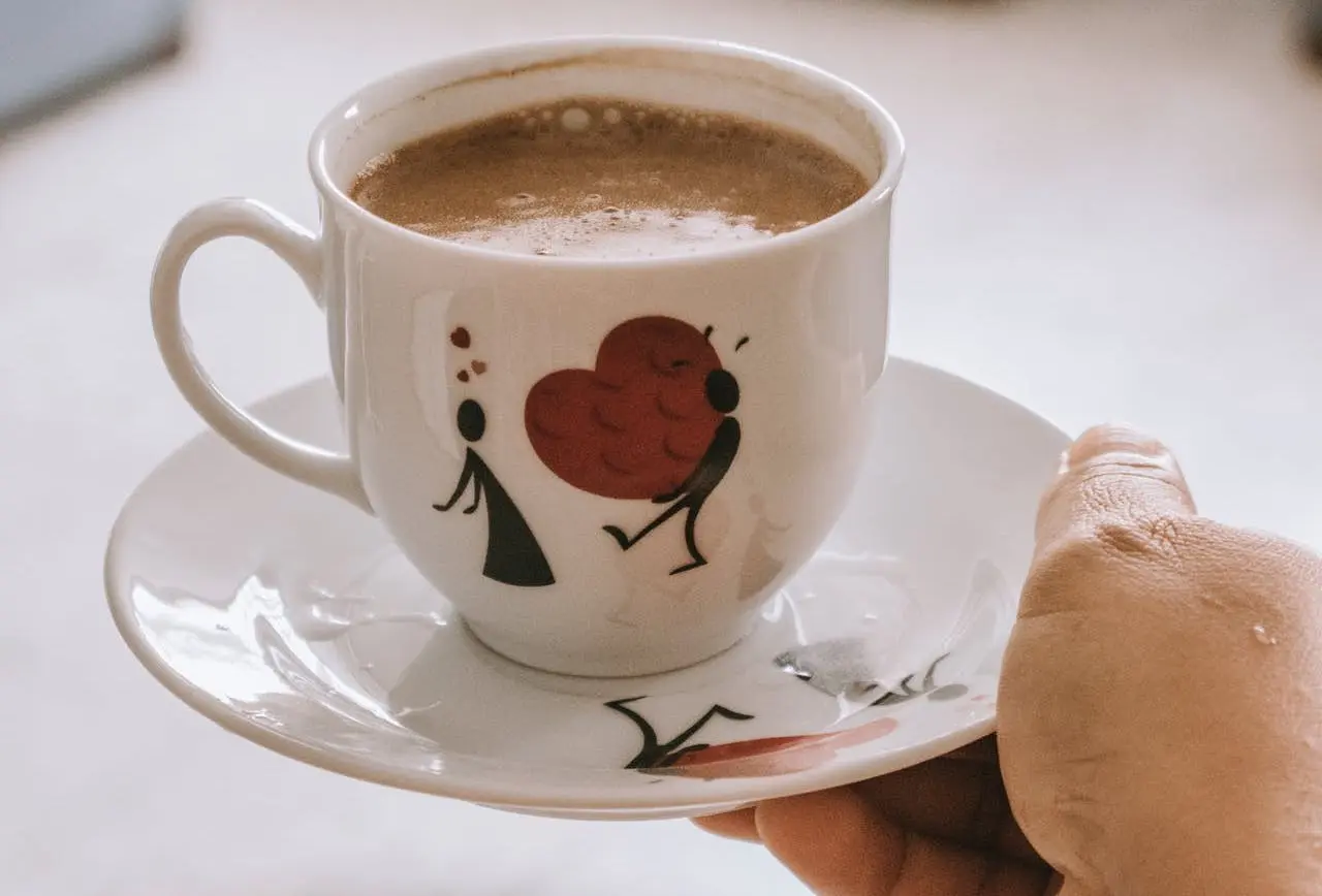 Drinking coffee in Turkey